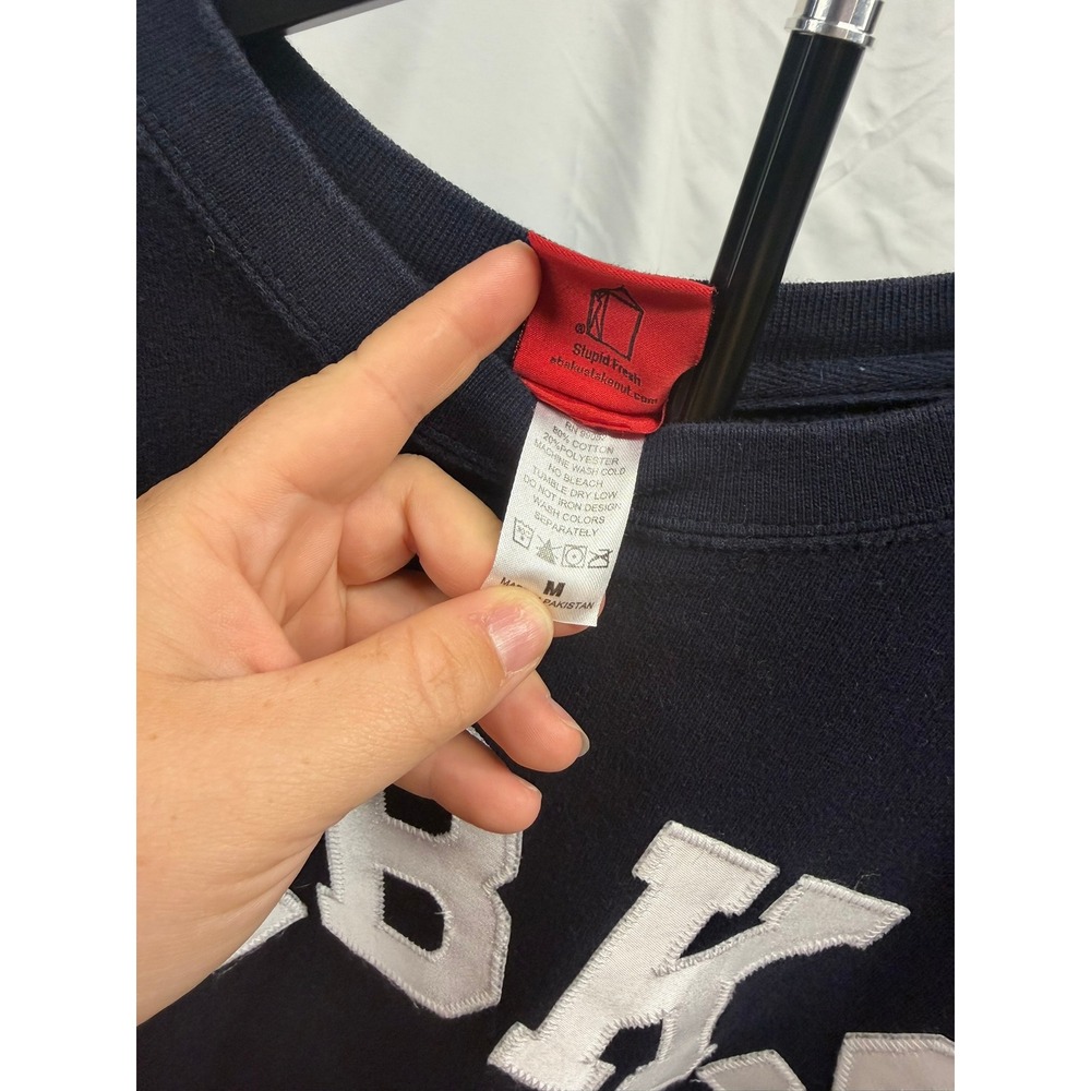 Abakus Felix the Cat Custom Mens Streetwear Crew Neck Navy Pullover Sweatshirt M - Picture 5 of 8